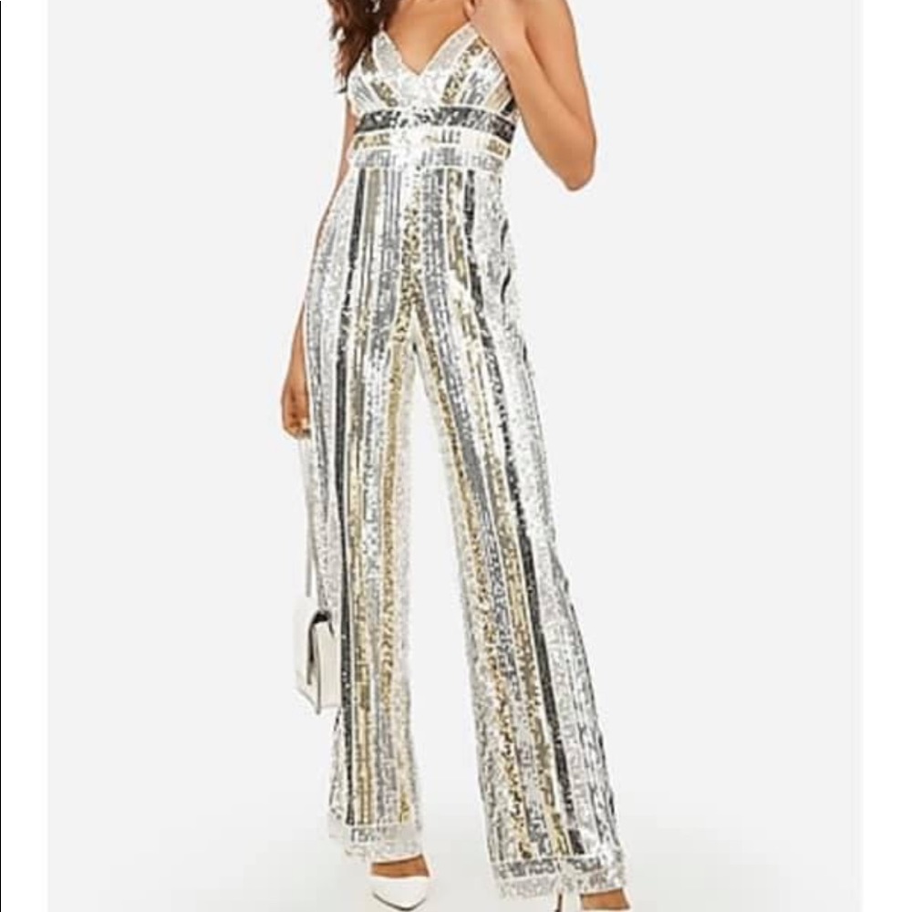 Express sequin jumpsuit